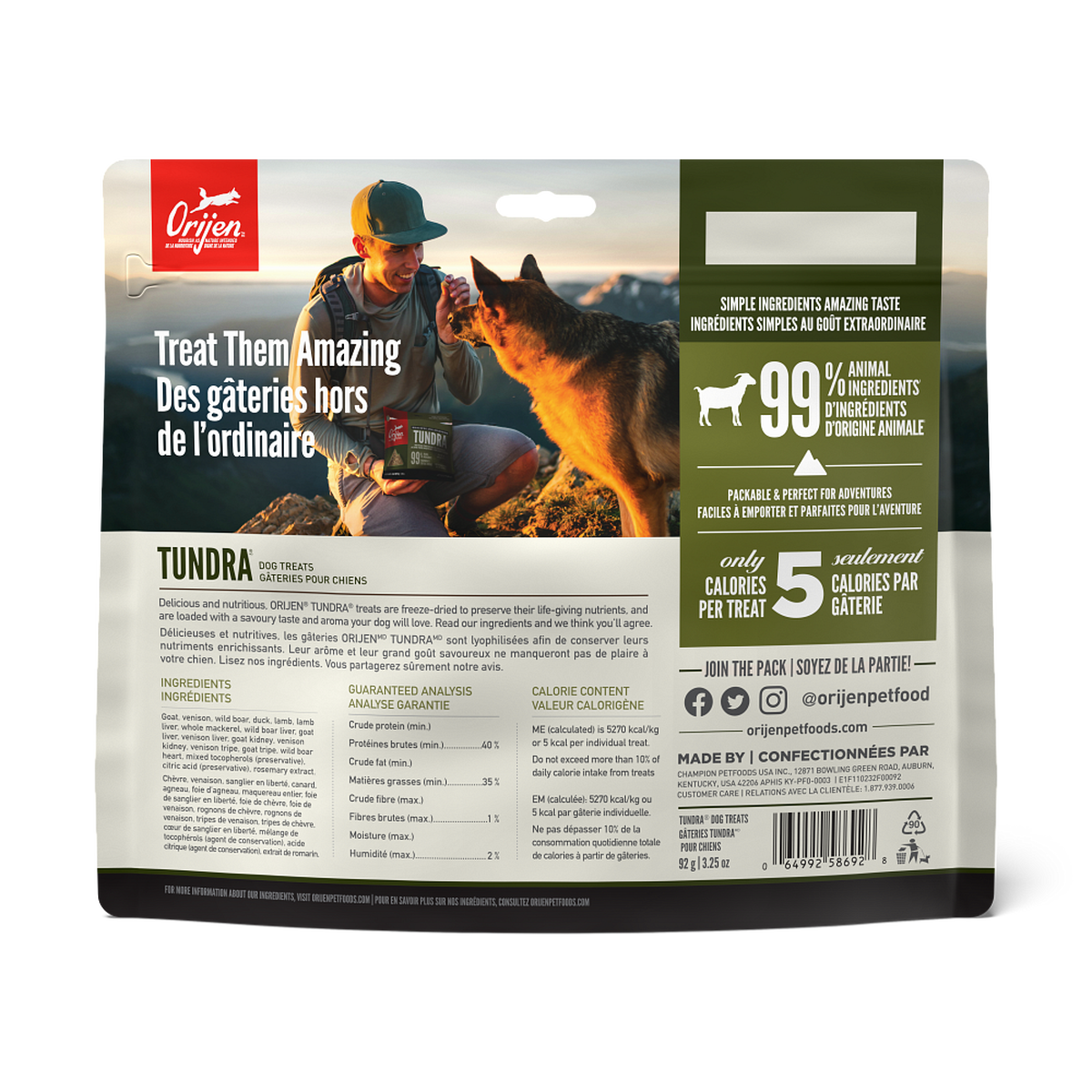 Tundra hotsell dog food